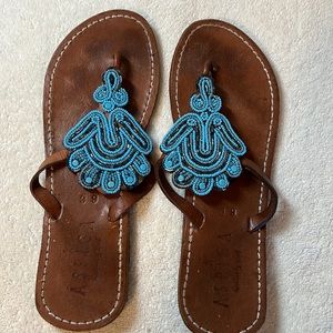 Aspiga Leather Sandals